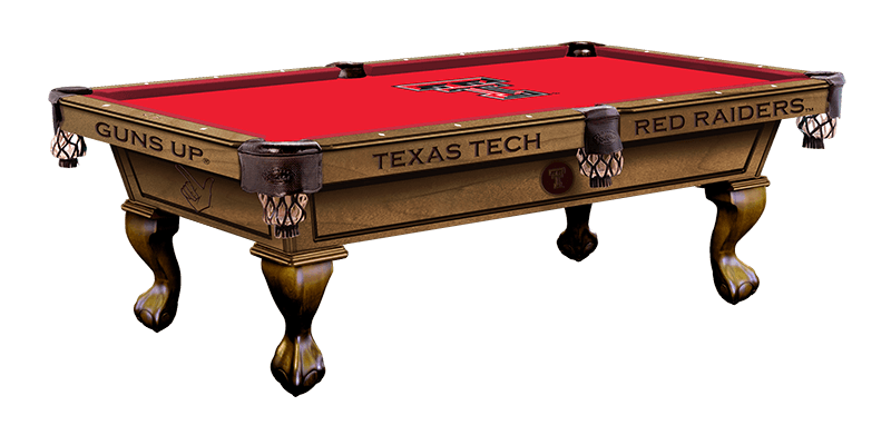 Texas Tech Pool Table